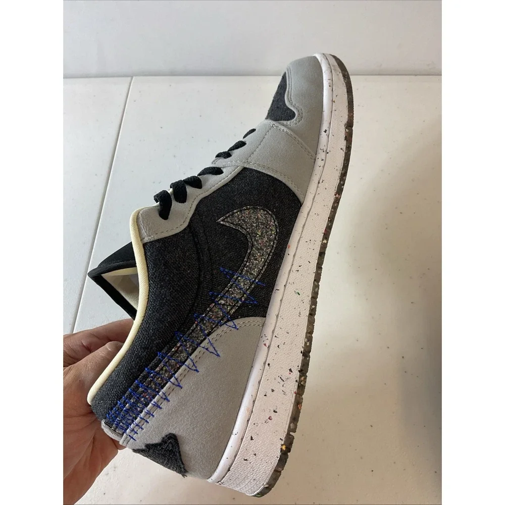 Jordan Air Jordan 1 Low SE Gray/Black/White DM4657-001 Sz 13 Worn Once Box Nice